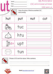 cvc-word-scramble-worksheets